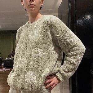 Altar’d State light green fuzzy sweater, size XS.